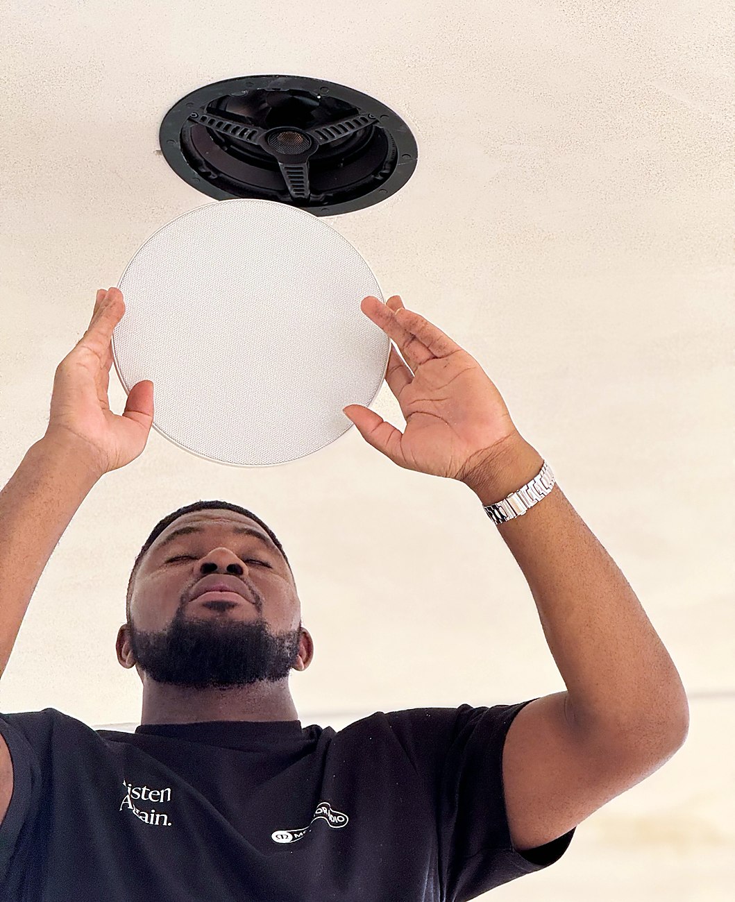 ceiling speaker grille fitting
