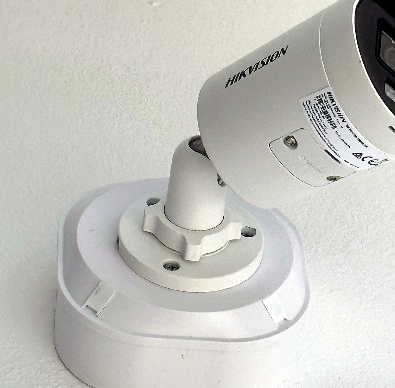 Hikvision camera mount detail