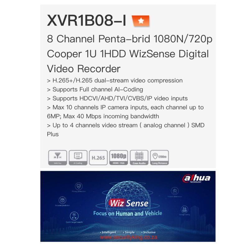 Dahua 1080P HD Full Color 8 Channel Complete Kit - Image 3
