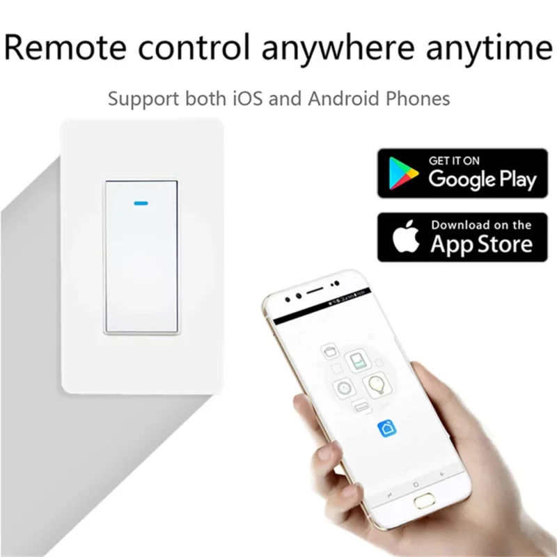 1 Gang smart Home interruptor intelligent Wifi Wireless Universal Remote Control Switch wifi smart switch - Image 5