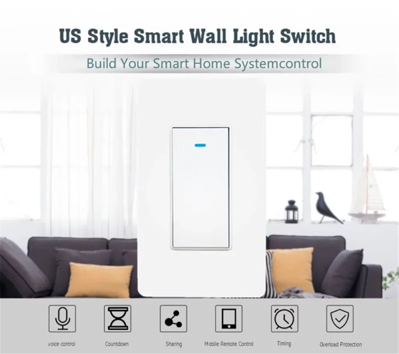 1 Gang smart Home interruptor intelligent Wifi Wireless Universal Remote Control Switch wifi smart switch - Image 6