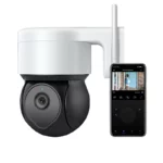1080P 3MP 5MP PTZ WIFI Tuya Outdoor Camera with AI tracking colorful night vision mini camera