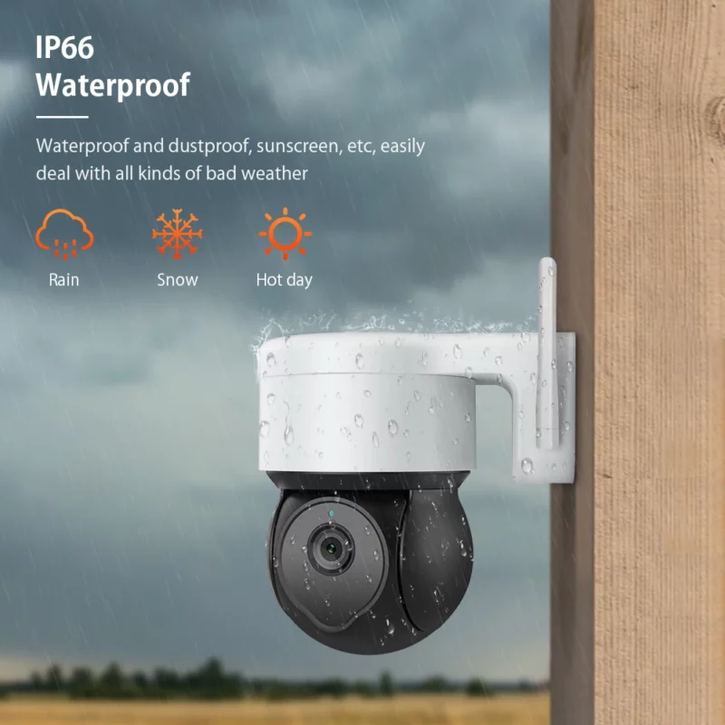 1080P 3MP 5MP PTZ WIFI Tuya Outdoor Camera with AI tracking colorful night vision mini camera - Image 6
