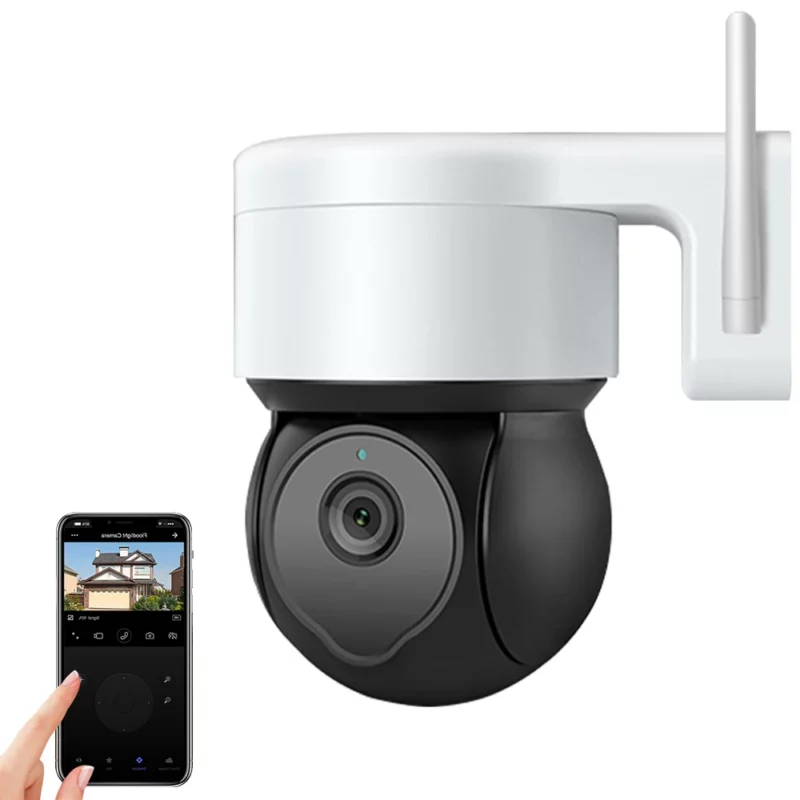 1080P Full HD 3MP 5MP smart PTZ camera tuya wifi with built-in microphone and speaker home alarm camera