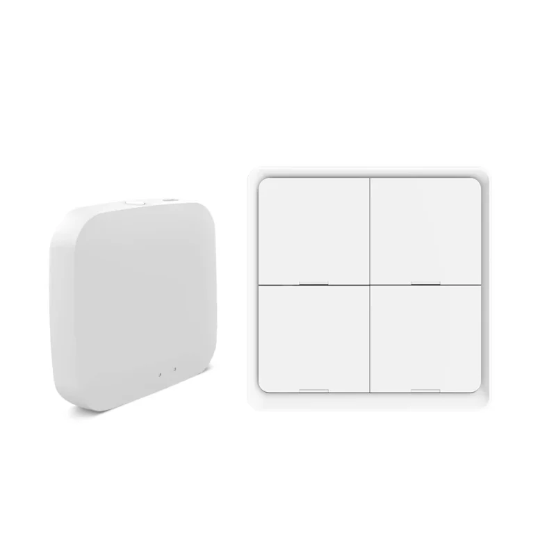 `12 Scene 4 Gang TuYa Smart Home ZigBee Scene Switch Wireless Wall Button Scene  With Stickers - Image 2