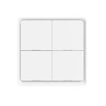 `12 Scene 4 Gang TuYa Smart Home ZigBee Scene Switch Wireless Wall Button Scene  With Stickers