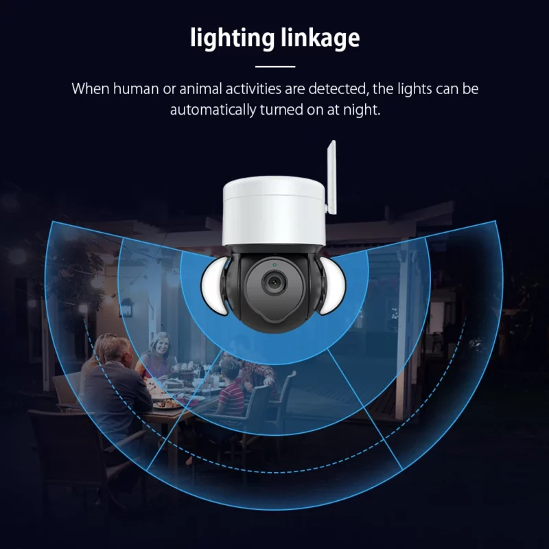 2.4GHZ wifi camera tuya smart camera 3MP 5MP PTZ ip camera outdoor use with IP66 waterproof - Image 3