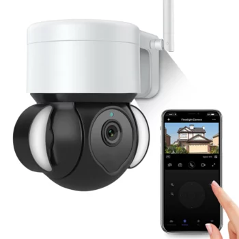 2.4GHZ wifi camera tuya smart camera 3MP 5MP PTZ ip camera outdoor use with IP66 waterproof