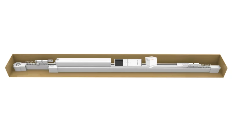 2022 Alexa Google Control Smart zigbee home automation Electric Automation Motor Automatic Track Rail Rod Curtain Motor - Image 6