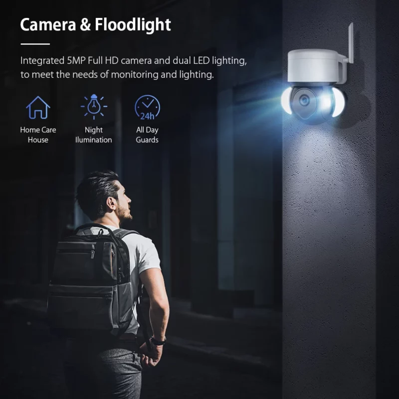 2022 Best Motion Alarm Auto Tracking Color Night Vision Full HD 1080P WiFi Water-proof Outdoor Security Camera - Image 3