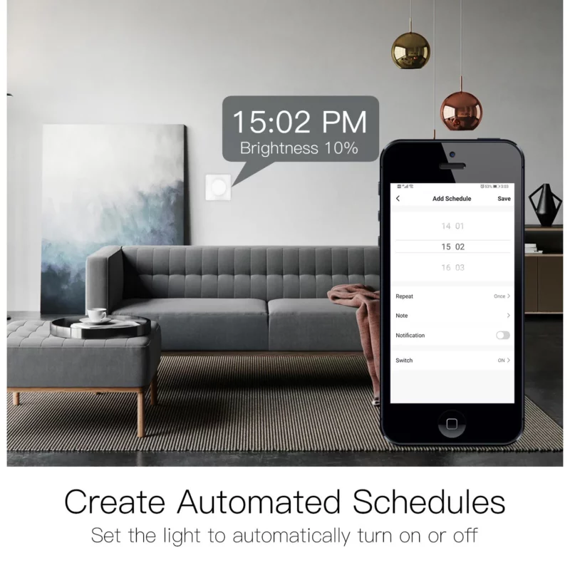 WiFi smart home automation light dimming switch with Alexa voice control - Image 6