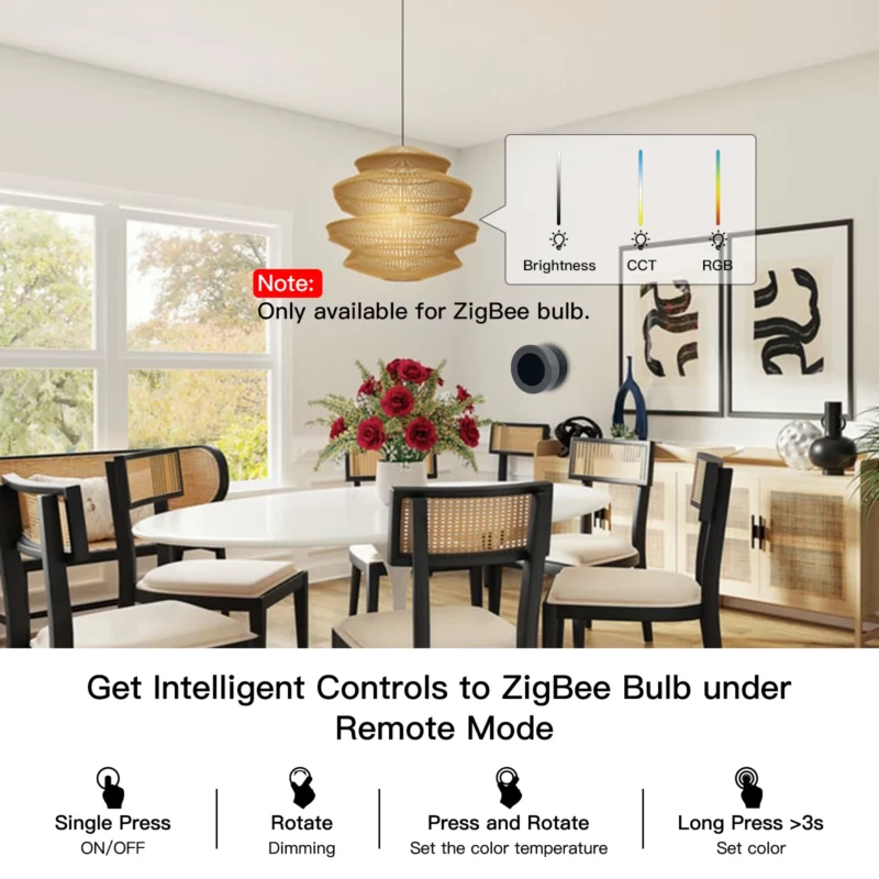 2022 new arrival wifi smart home automation zigbee light dimming switch scene button with Alexa voice control - Image 6