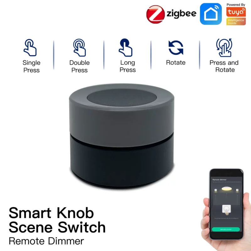 2022 new arrival wifi smart home automation zigbee light dimming switch scene button with Alexa voice control - Image 2