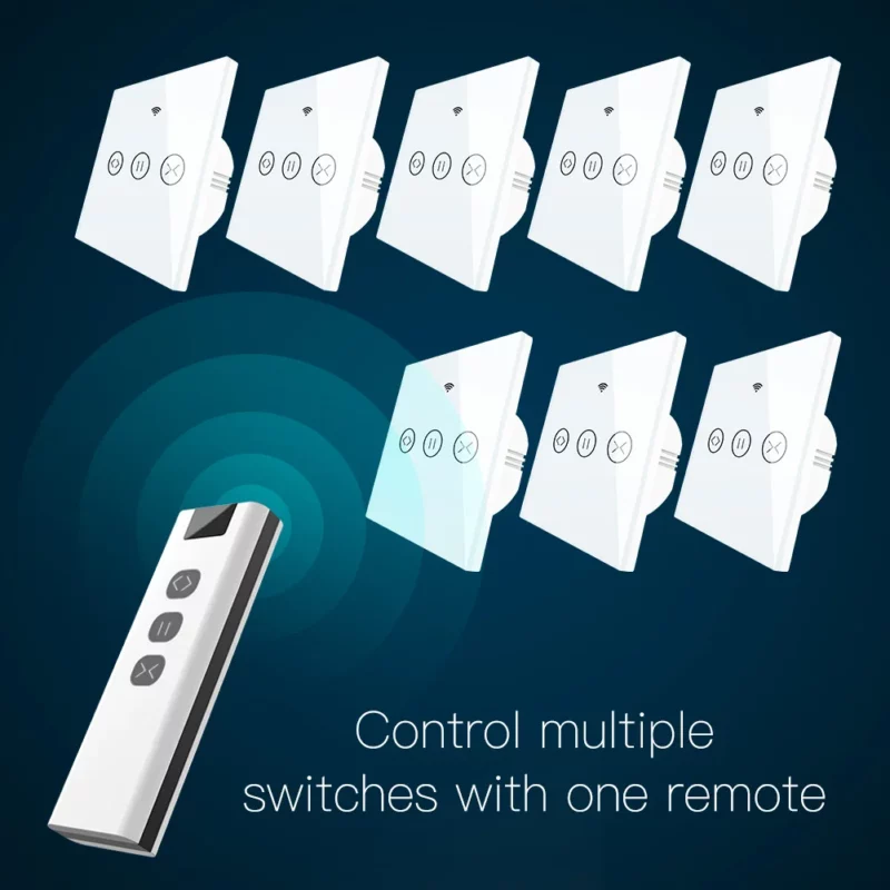 Wireless remote control curtain switch based on wifi network tuya smart life mobile APP - Image 3