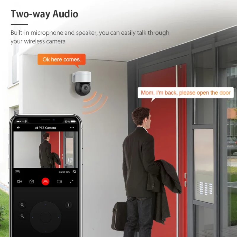 2022 new generation smart home alarm system solar outdoor ip camera wireless wifi 360 HD home security cctv camera - Image 3