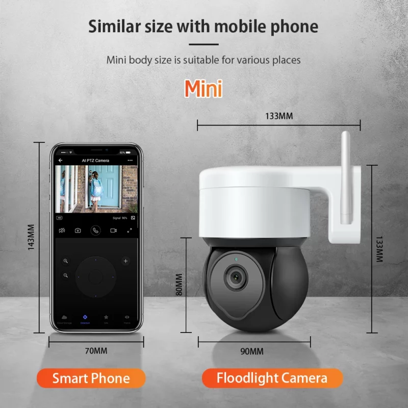 2022 new generation smart home alarm system solar outdoor ip camera wireless wifi 360 HD home security cctv camera - Image 4