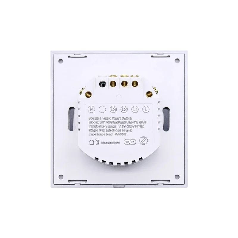 1 2 3 4 Gang Tuya Wifi Zigbee Smart Light Switch No neutral Wall Touch Switch With Remote Control For Smart Home Work with Alexa - Image 5