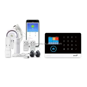 24 hours smart home alarm system control panel for home security work together with Smart Life app