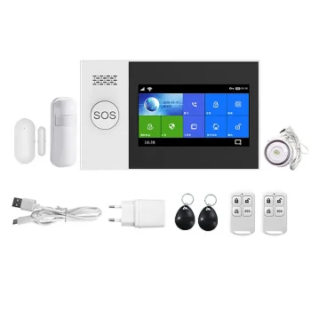 2023 high quality best sale WIFI GSM home security alarm system with camera wireless tuya alarm
