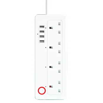 Power Strip Surge Protector With Pd 65W Multi Function Charger Adapter Extension Cable Socket Electric 4 Usb Power Strip