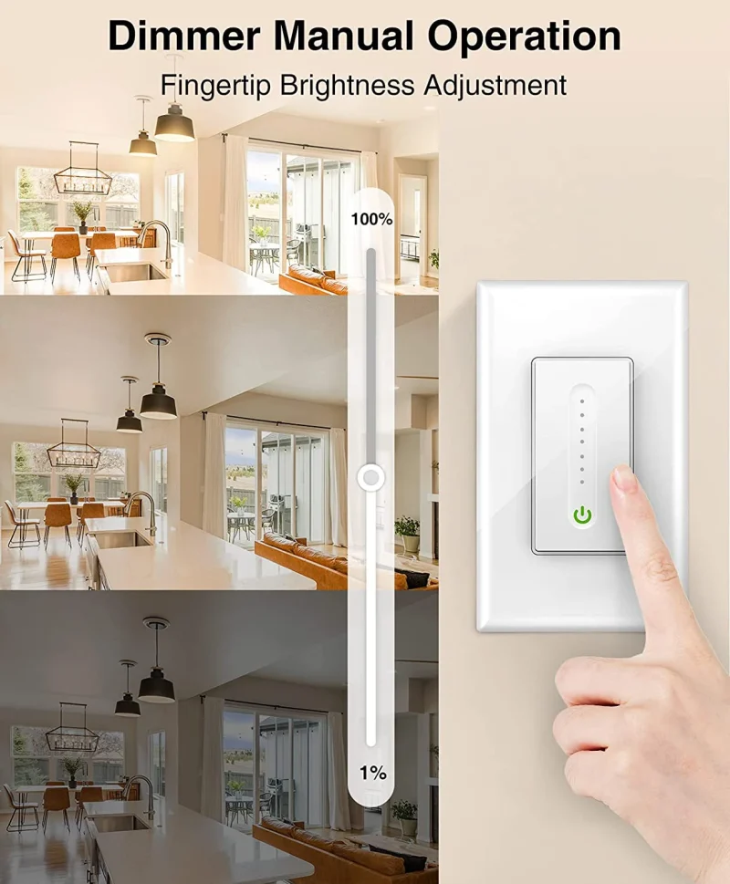 Smart dimmer switch wall electrical dimmer switch wifi control switch - Image 6