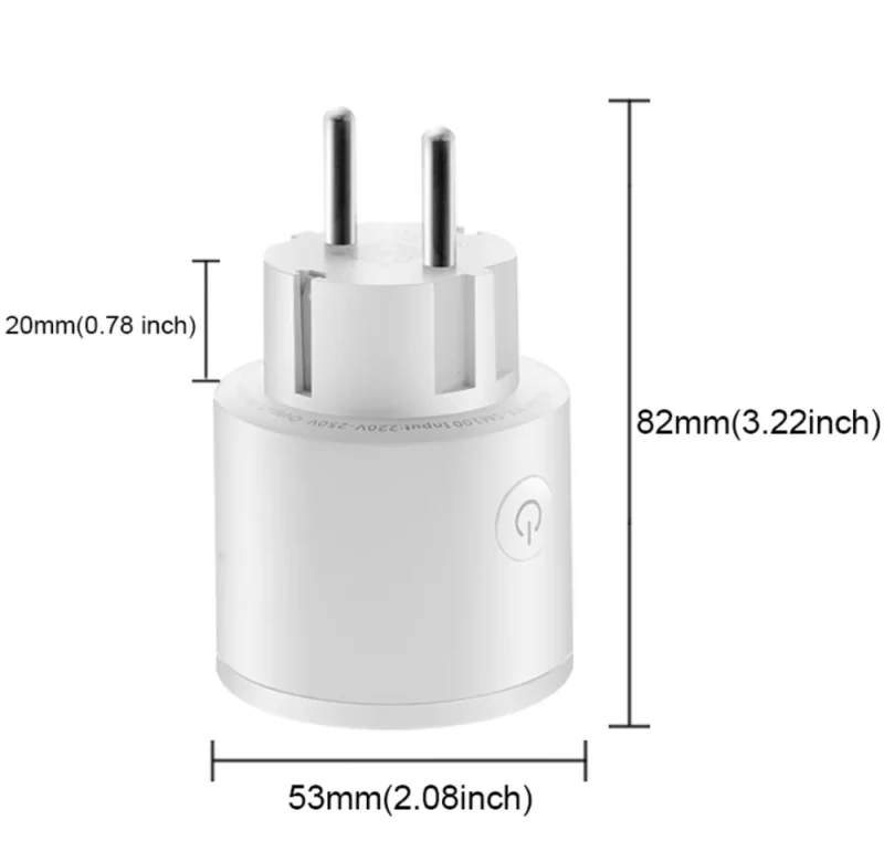 TEEJOIN Alexa Home Automation16A 250V AC Timer Wireless EU European Smart Wifi Plug Socket - Image 5