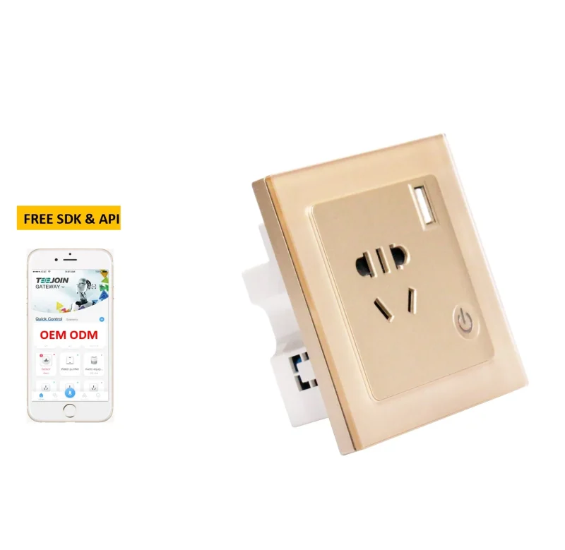 TEEJOIN Electrical Smart Home Tuya Google Assistant  UK Wall Power Outlet Wifi Switches Socket Plug tomacorriente inteligente - Image 4