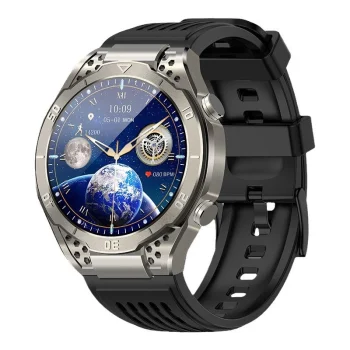 1.43" Amoled Big Screen Smart Watch Android With Sos Call, Blood Sugar, Lipid, Music, Hr Alarm, Boys Bluetooth Smart Watch Ja01