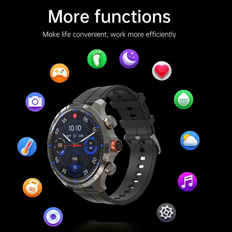 1.75Inch Amoled Screen Weather Forecast Blood Pressure Smartwatch Blood Oxygen Function High Quality Adult Gps Smart Watch - Image 2