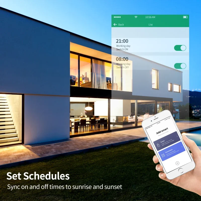 3 Gang Zigbee Touch Wall Switch with Standard Wireless Tuya Smart Home Wall Switch Remote Control - Image 4