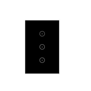 3 Gang Zigbee Touch Wall Switch with Standard Wireless Tuya Smart Home Wall Switch Remote Control