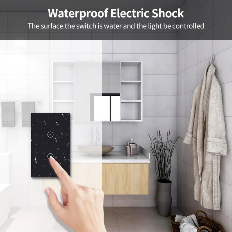 Standard Wireless Smart Wall Switch with Smart Life Mobile APP Control Function google Home Alexa Voice Control - Image 6