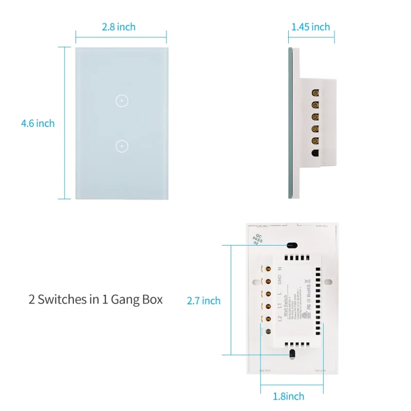 Standard Wireless Tuya Zigbee Smart Switch with Smart Life APP Remote Control - Image 4