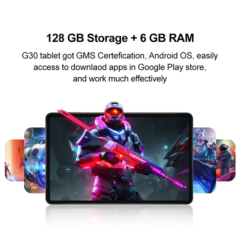 2024 New 10.1 Inch Tablet Full Touch Screen 5G WIFI 6G+128G Google Android 12 Tablette Pc with Wifi GSM 4G Lte Factory Wholesale - Image 4