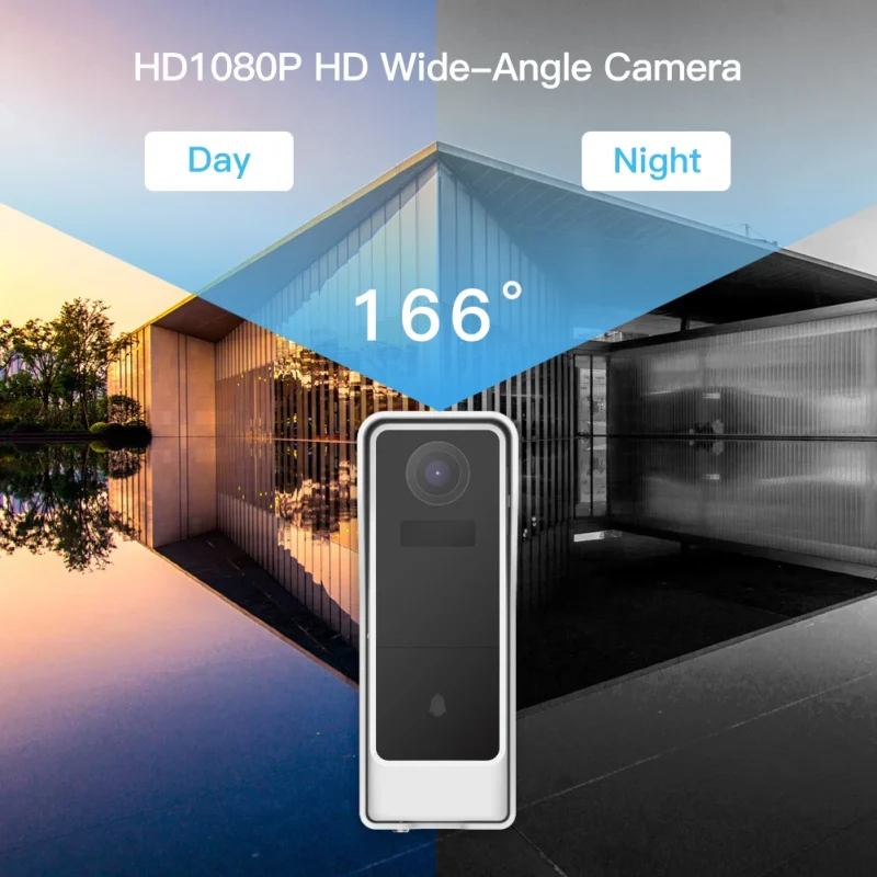 New Design Smart Home Video Doorbell Tuya Smart Camera Doorbell Intercom Doorbell App Remote Control - Image 4