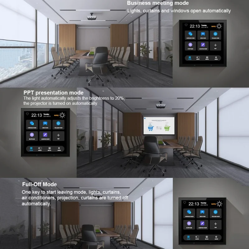 2025 Control Panel Touch Screen With Bluetooth Zigbee Wifi Touchscreen Android 4 Touch Screen Smart Gateway With Built-In Alexa - Image 3
