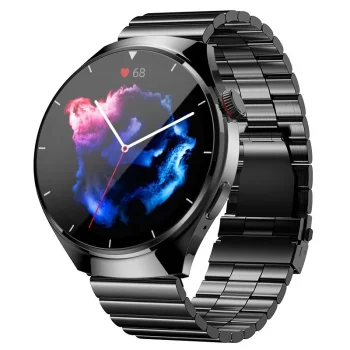 2025 New Bk03 Blood Sugar Smart Watch Remote Care Bluetooth Call Healthy Heart Rate Sleep Temp Smart Watch With Health Tracking