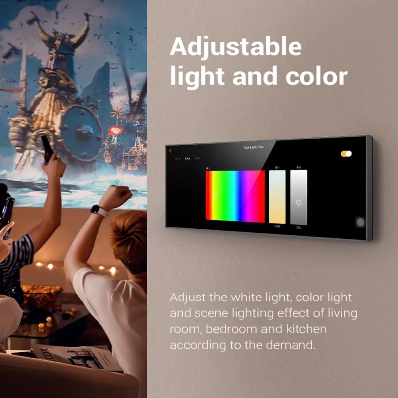 2025 Smart Home 12 Inch Panel Smart Home Automation Zigbee All In One Smart Home System Hotel Room Control Panel To Touch Screen - Image 3