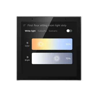 2025 Smart Home 4 Inch Touch Screen Gateway Android Smart Central Control Panel With Audio Music Play Function For Smart Hotel