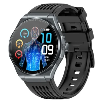 2025 Smart Watch Amoled Display 1.43 Inch Smart Watch With Ecg,Bp, Infrared Spo2, Sos Call for Seniors Emergency Smart Watch Oem