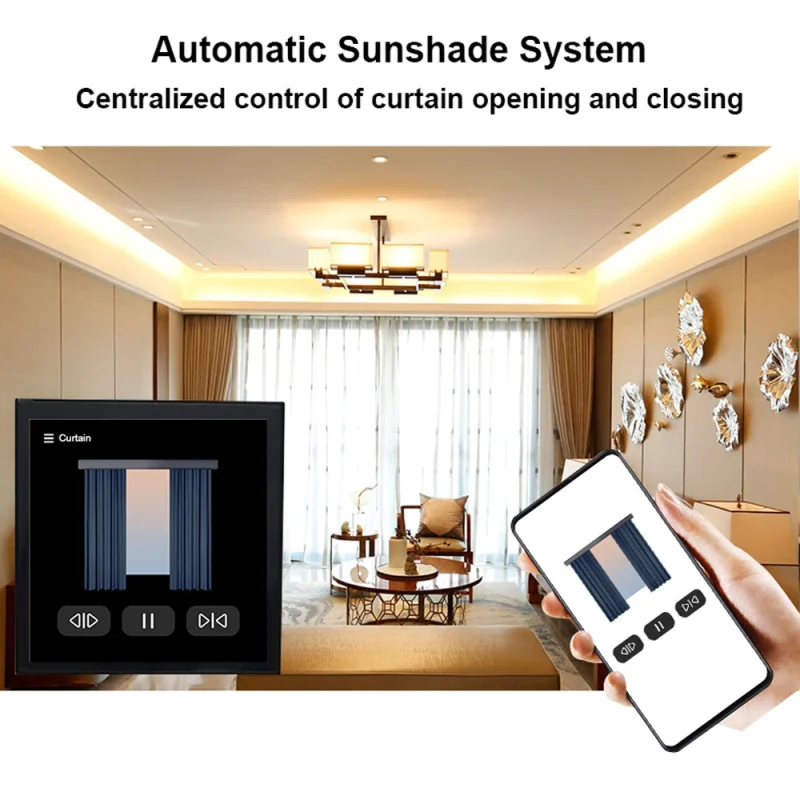 4 Inch Touchscreen Panel Display Control Panel Smart Home Gateway Tuya Home Zigbee Gateway Wi-Fi Zigbee Smart Control Panel Oem - Image 2
