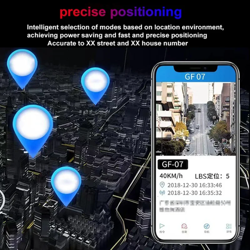 4G Smart Gps Locator for Vehicles the Elderly and Gps Tracker for Kids to Prevent Loss of Strong Magnetic Free Installation - Image 3