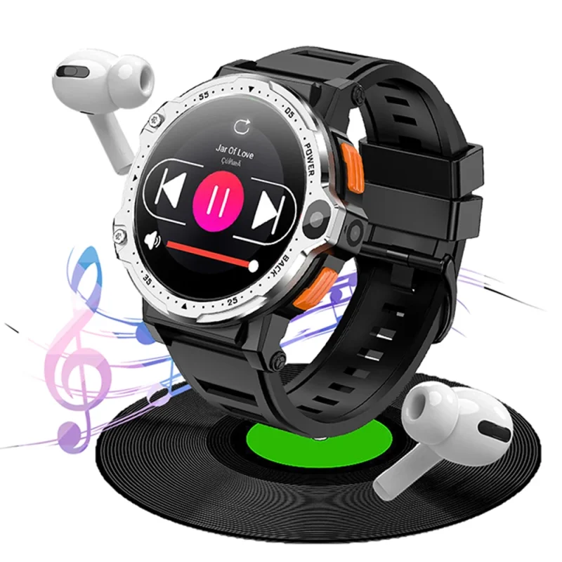 4GB+64GB Dual Chip Dual System 4g Smart Watch Gps Waterproof Tracker Dual Camera Video Call Smart Watch Phone - Image 3