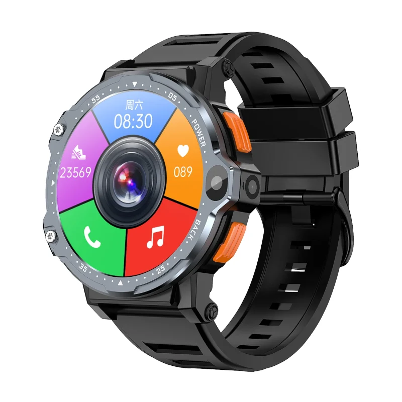 4GB+64GB Dual Chip Dual System 4g Smart Watch Gps Waterproof Tracker Dual Camera Video Call Smart Watch Phone