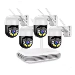 4ch Mini Wifi Kits Cctv Ip Security Camera Kit Surveillance CcTv Camera Full Set Support TF Sd Card Cloud Storage for Outdoor