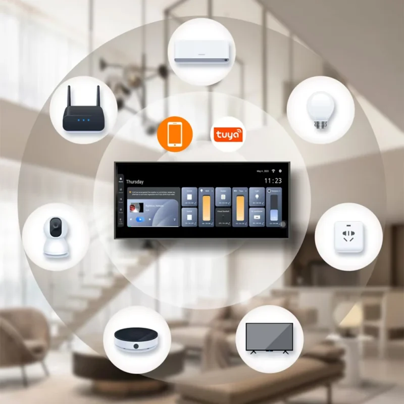 Android Touchscreen Speaker Tuya Control Screen & Zigbee Gateway Control Panel Tuya Wifi Smart Home Control Panel For Home Villa - Image 6