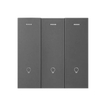 Custom Smart Switch Pusher With Remote 3 Gang Dimmable Light Switch Smart Wireless 86 Size Wall Switch Smart Home Light Control