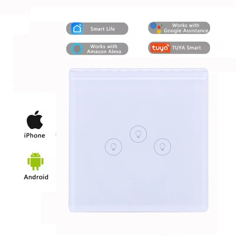 Custom Zigbee Wifi Smart Switch Tuya Smart Life Smart Electrical Switch For Home Apple Compatible For Smart Home Automation - Image 2