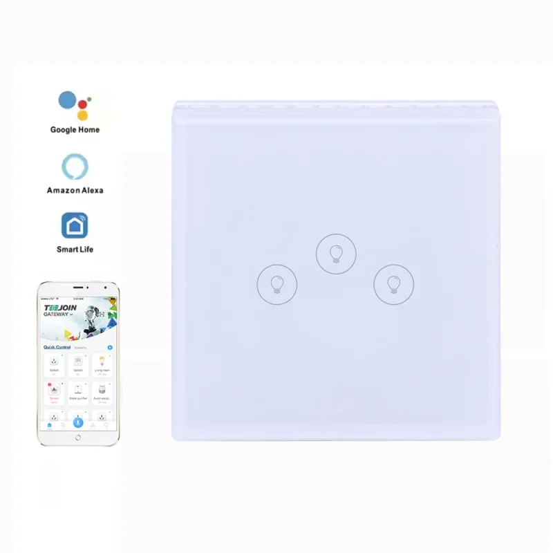 Custom Zigbee Wifi Smart Switch Tuya Smart Life Smart Electrical Switch For Home Apple Compatible For Smart Home Automation - Image 6