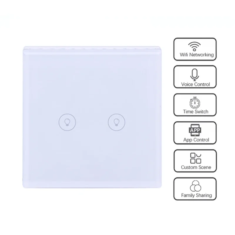 Custom Zigbee Wifi Smart Switch Tuya Smart Life Smart Electrical Switch For Home Apple Compatible For Smart Home Automation - Image 3